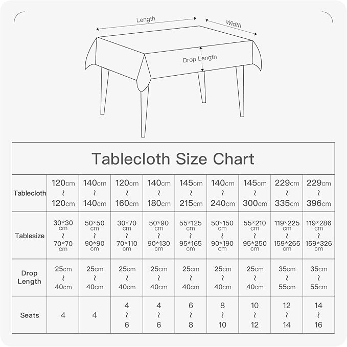 BALCONY & FALCON Table Cloth Rectangle, Faux Linen Tablecloth Spill Proof, Wipe Clean and Washable Table Cover for Dining Kitchen Outdoor Fall Thanksgiving Christmas Holidays (Moss Green, 57" x 118")