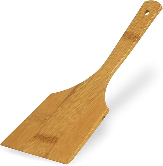 Bamboo Okonomiyaki Spatula 11.2 in (285mm), Japanese turner, Teppanyaki flipper, Kote, Made in Japan