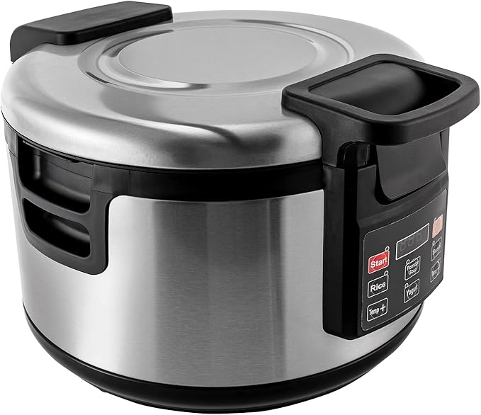 20Qt Commercial Rice Warmer, 110W Big Rice Warmer with Non-stick Inner Pot, 104-176??Adjustable Temperature Portable Rice & Food Warming Bowl for Restaurant, Hotel(NOT Cooker)