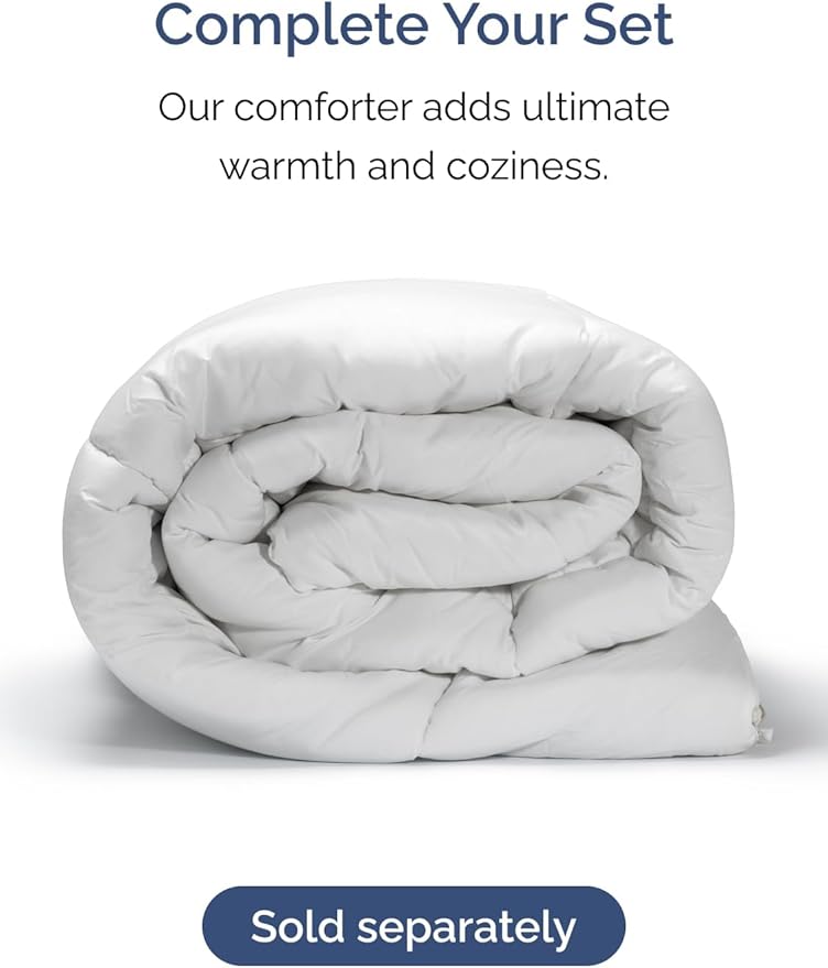Extra Deep Pocket Twin Sheets - 3 Piece Breathable & Cooling Bed Sheets - Hotel Luxury Bed Sheet Set - Soft, Wrinkle Free & Comfy - Easily Fits Extra Deep Mattresses - Deep Pocket White Sheets Set