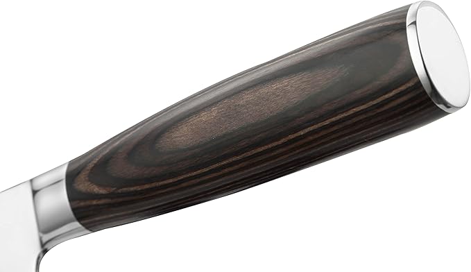 Wakoli EDIB Essentials 4-Piece Damascus Knife Set ??Professional Kitchen Knives with VG10 Core, 67-Layer Damascus Steel Blades ??Santoku, Chef, Small Santoku & Paring Knife with Pakkawood Handles