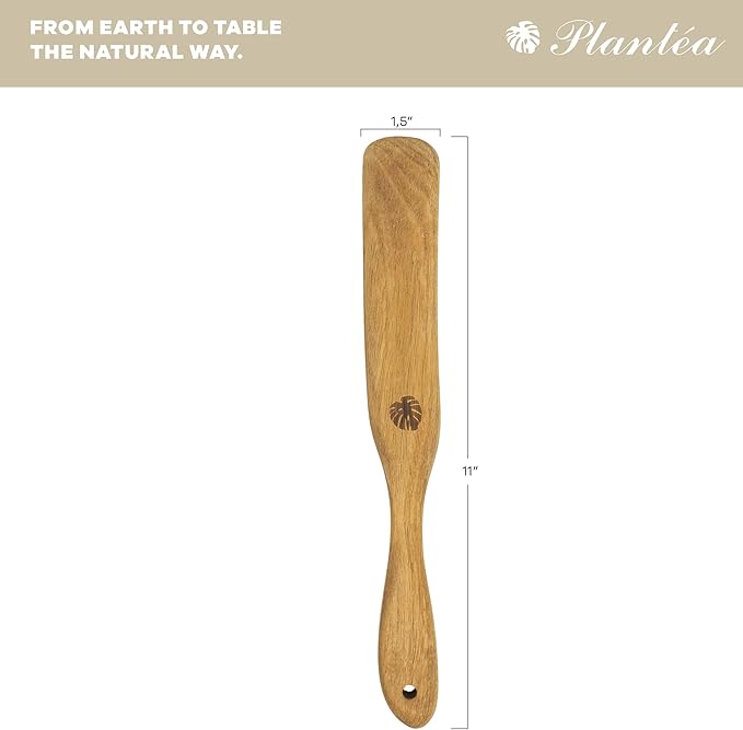 Skinny Wooden Spurtle for Sourdough Starter ??Handcrafted Wooden Sourdough Stir Stick & Spatula ??Multipurpose Spurtle for Bread Dough Mixing, Cooking & Baking Tools Set