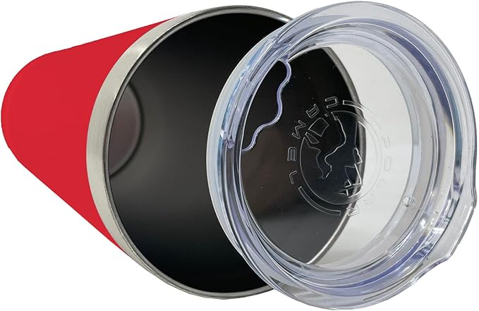 LaserGram 22oz Vacuum Insulated Skinny Tumbler, Gardening, Personalized Engraving Included (Red)