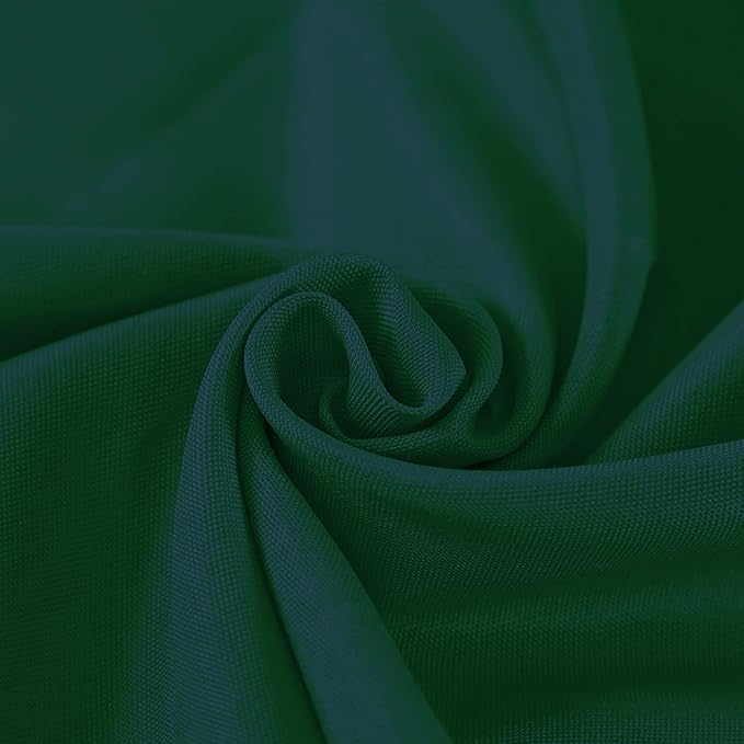 Cupuamon Rectangle Tablecloth 90x132 inch Washable Polyester Fabric Table Cloth for Wedding Party Dining Banquet Decoration（90x132, Hunter）