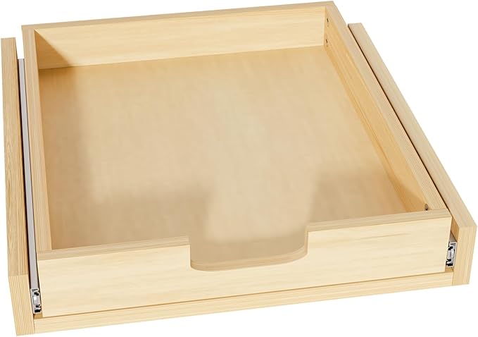 Pullout Cabinet Organizer, 17''W횞21''D횞3''H Slide Out Shelves for Kitchen Cabinets, Pull out Drawers for Kitchen Cabinets, Pantry, Bathroom, & Storage Organization