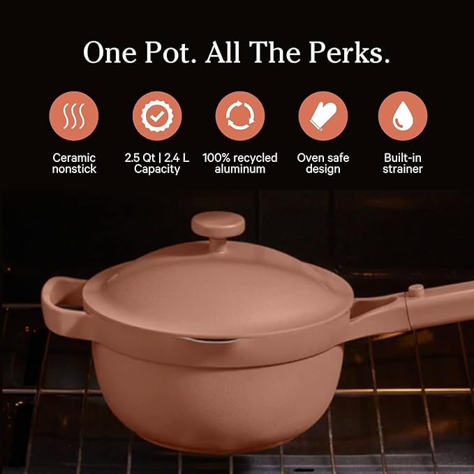 Our Place Mini Cookware Duo | 6-Piece Ceramic Cookware Set with Mini Always Pan & Mini Perfect Pot | Induction & Oven Safe up to 450째F | Nonstick, PFAS-Free Non-Toxic Cookware | Spice