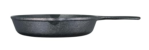 Lodge 9 Inch Cast Iron Pre-Seasoned Skillet ??Signature Teardrop Handle - Use in the Oven, on the Stove, on the Grill, or Over a Campfire, Black