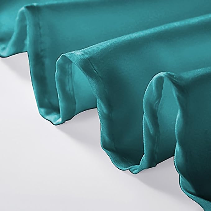 Cupuamon 60 inch Round Tablecloth Washable Polyester Table Cloth Decorative Table Cover for Wedding Party Dining Banquet（60 inch,Peacock Blue）