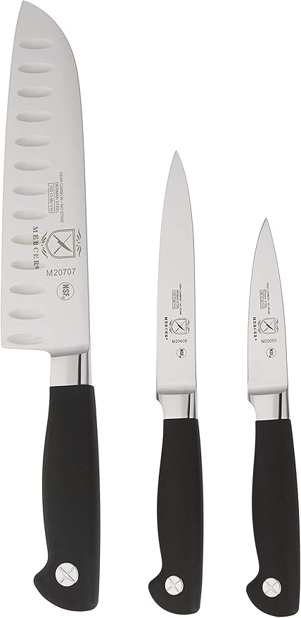 Mercer Culinary - Genesis 4-Piece Forged Starter Set,Black