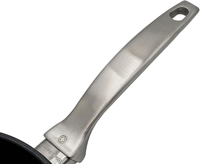 Swiss Diamond Induction Ready Nonstick Frying Pan Hybrid Ceramic and Diamond-Infused Fry Pan, PFAS- and PFOA-free, Dishwasher and Oven Safe Fry Pans (8 IN)