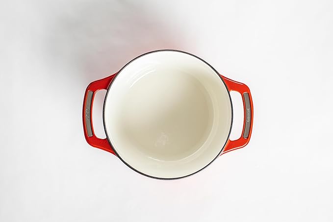 Lodge USA Enamel Dutch Oven, 3 qt., Red