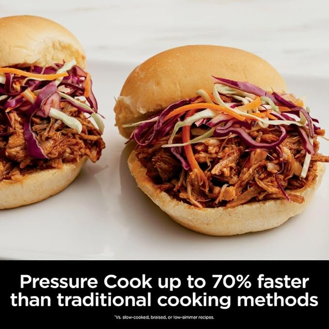 Ninja Foodi 10?‘in?? 6.5?‘Qt Pro Pressure Cooker & Air Fryer with TenderCrisp Technology, Precise Heating & Family?‘Sized Capacity O300 (6.5 Quarts)