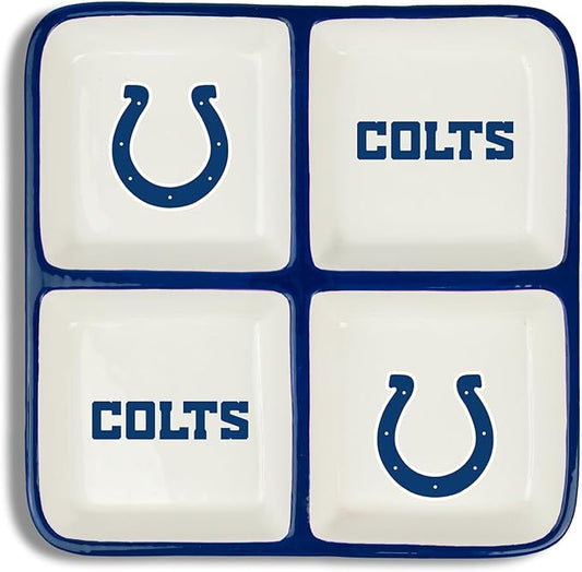 The Memory Company | Licensed NFL 4-Section Ceramic Plate