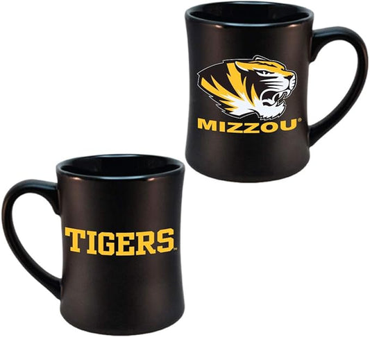 Missouri Tigers Ceramic 16oz Sculpted Mug ??Official Team Logo Coffee Cup ??Handwash Recommended ??Individually Boxed