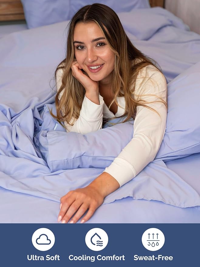 Extra Deep Pocket Full Sheets - 4 Piece Breathable & Cooling Bed Sheets - Hotel Luxury Bed Sheet Set - Soft, Wrinkle Free & Comfy - Easily Fits Extra Deep Mattresses - Deep Pocket Lavender Sheets Set
