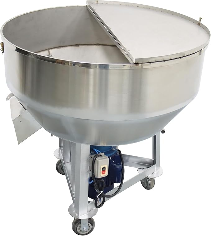 220V 4KW Powder Mixer Blender Mixing Machine Stainless Steel Plastic Mixer Mixing Capacity 440 lbs Vertical Feed Mixing Machine