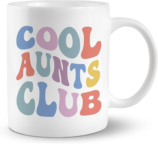 Christmas Birthday Gifts For Aunt From Niece Nephew, Cool Gifts For Aunt Coffee Mug Ceramic, Aunt Auntie Birthday Gifts, Promoted To Aunt Mug Cup Tea Cup 11oz