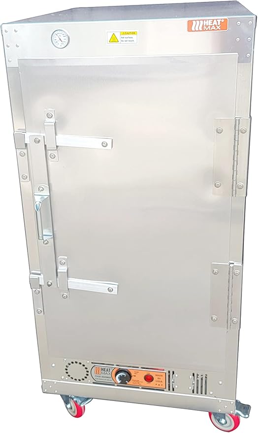 HeatMax 4 Foot Commercial Electric Food Warmer Holding Cabinet for Full Size Sheet Pans, Churches, Schools, Catering, Fully Assembled, Made in USA with Service and Support, 120V Plug