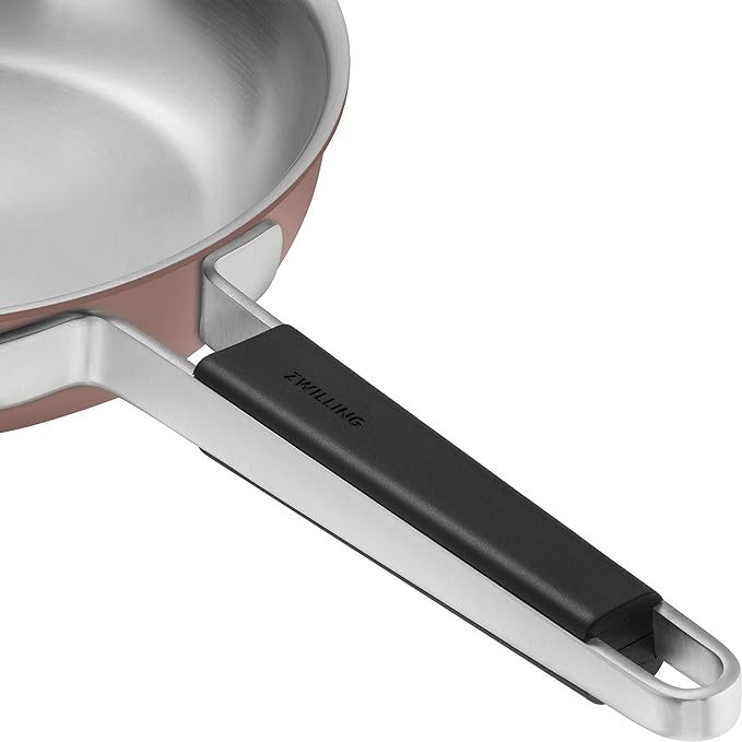 ZWILLING Pure 9.5-inch Stainless Steel Fry Pan, Rose