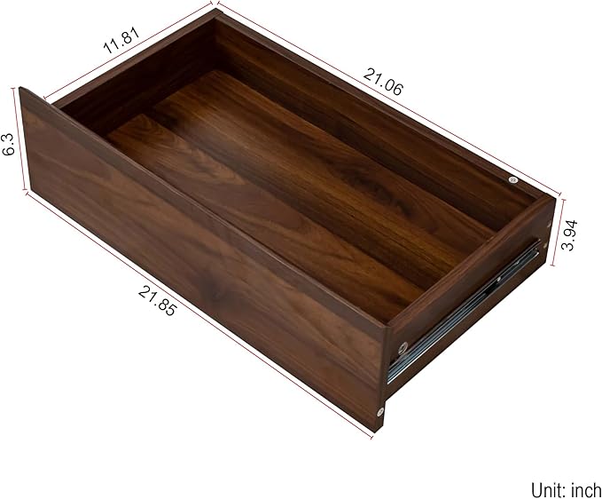 63" W Large Kitchen Hutch Cabinet, Freestanding Pantry Storage Cabinet with Hutch, 4 Doors 4 Drawers & Microwave Shelf, Buffet Sideboard Cupboard for Dining Room Kitchenette, Walnut