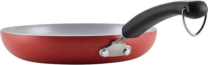 Farberware Disney Bon Voyage Ceramic Nonstick Pots and Pans Set with Baking Sheet/Cookie Pan and Disney Home Kitchen Tools, 8 Piece Non Stick Cookware Set - Red