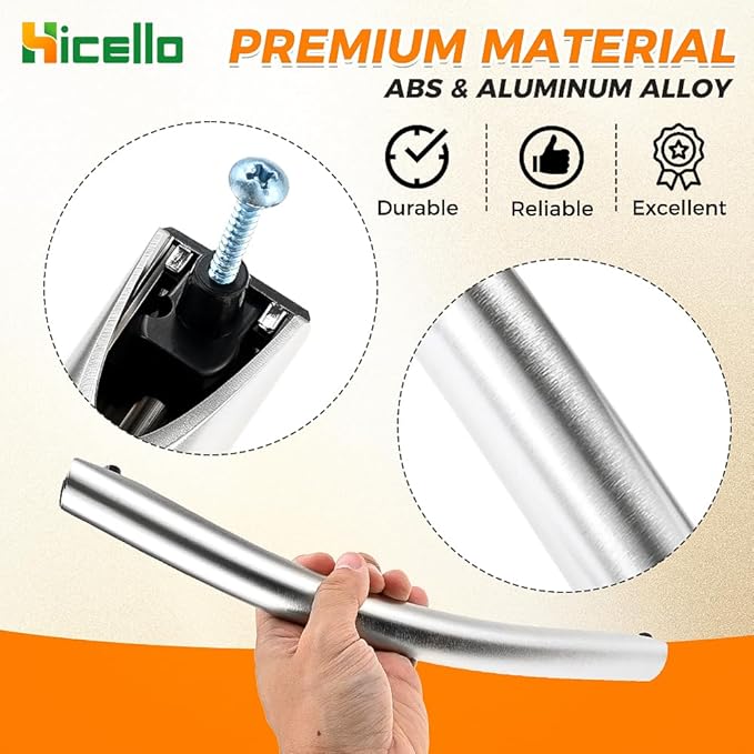 DE94-02933A DE94-04309A Microwave Door Handle Replaces DE64-02522A AP5622966 PS4239327 2448710 Compatible with Samsung ME Series Microwave MC/ME/SMH MC17J8000CS ME16H702SES/AA SMH1816S/XAA