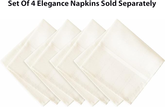Newbridge 60 x 102 Inch Rectangle Fabric Tablecloth, Elegance Plaid, 100% Polyester, No Iron Soil Resistant Dining Room, Party and Banquet Table Cover, Solid Textured, Beige