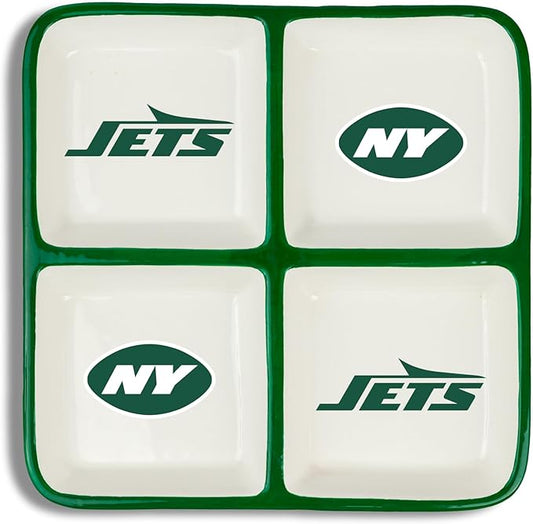 The Memory Company | Licensed NFL 4-Section Ceramic Plate