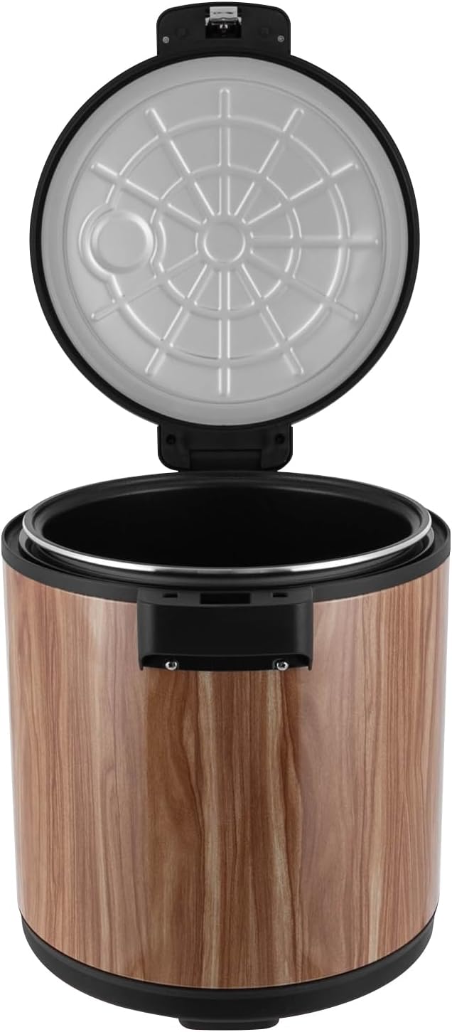 Commercial Rice Warmer, 23L/24.3Qt Electric Food Warmer, 110W Electric Soup Warmers with Adjustable Temperature and Non-Stick Inner Pot for Restaurant Party, Warm Function Only, NOT Cooker