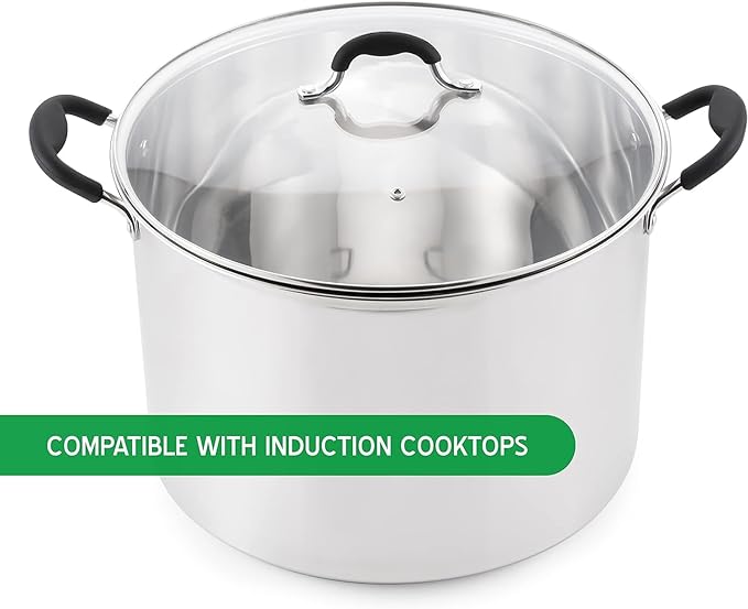 Prep?줟?줓ook by McSunley 21.5Qt Induction Stainless Steel Water Bath Canner