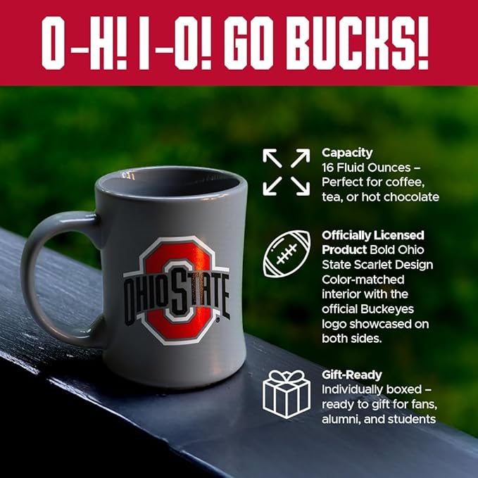 Ohio State Buckeyes 16 oz Ceramic Mug