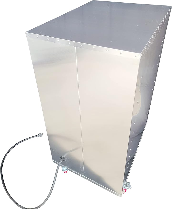 HeatMax 4 Foot Commercial Electric Food Warmer Holding Cabinet for Full Size Sheet Pans, Churches, Schools, Catering, Fully Assembled, Made in USA with Service and Support, 120V Plug