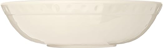 Carlisle FoodService Products Mingle Reusable Plastic Bowl Cereal Bowl with Pottery Style for Home and Restaurant, Melamine, 32 Ounces, Smoke, (Pack of 12)