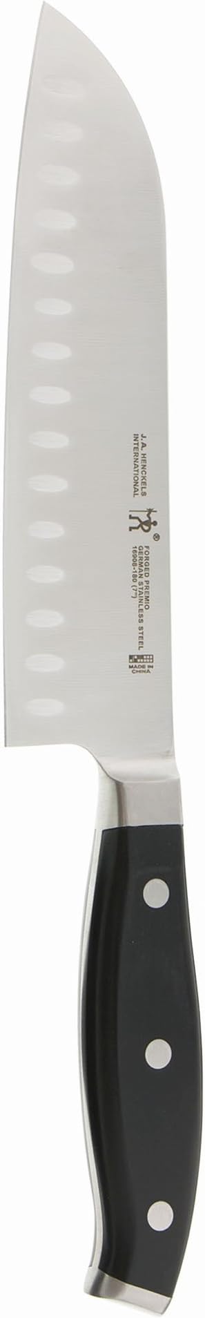 HENCKELS Forged Premio 14-pc Knife Set with Block, Chef, Paring, Utility, Steak Knife Set, Black, Stainless Steel