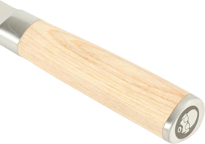 Babish 8-Inch Chef Knife ??High-Carbon 1.4116 German Steel Kitchen Knife with Light Pakka Wood Handle, Full-Tang Razor Sharp Chef?셲 Blade for Chopping, Slicing, Dicing & Everyday Prep
