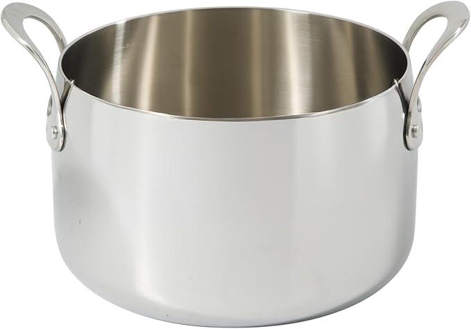 Bloomhouse - Two Time Oprah's Favorite Things Winner - 8 Quart Tri-Ply Stainless Steel Stock Pot with Lid ??Dutch Oven, Oven Safe, Dishwasher Safe