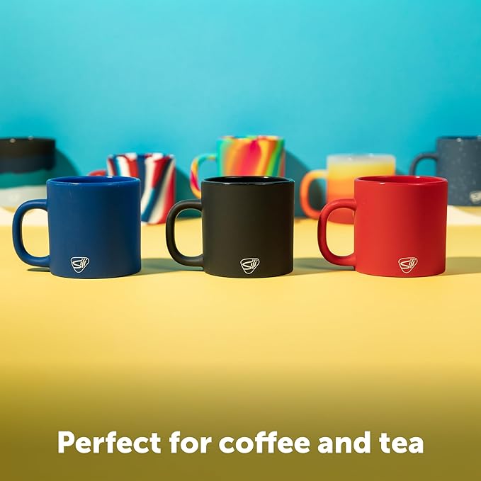 Silipint 16oz Silicone Coffee Mug ??Unbreakable Dishwasher Safe Microwave Oven & Freezer Compatible Travel Mug ??Non-Toxic Reusable Cup for Hot Coffee Tea or Cold Drinks (Classic Black)
