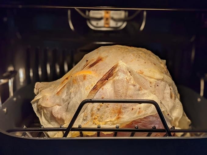 16x13??Roaster pan with rack(Cast iron)-Clad Specialty, Chef's Classic Rectangular Roaster with Rack (Meat Thermometer)