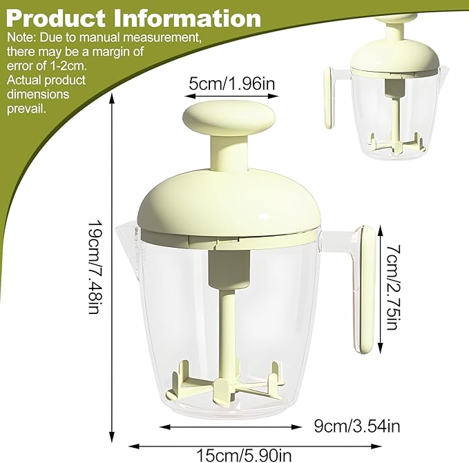 Manual Egg Beater, Manual Hand Mixer with Filter Cup, Multifunctional Press Rotate Mixing Tool with Strainer for Kitchen Baking Cooking