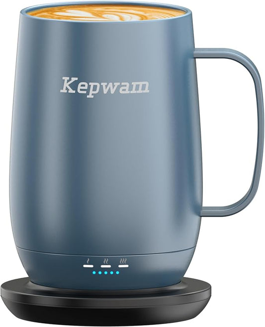 Heated Coffee Mug T2-Plus, 20oz Leading Large Capacity Self Heating Mug, Up to 8 Hrs Battery & Hot Up to 149?? Smart Coffee Mug for Women, Men