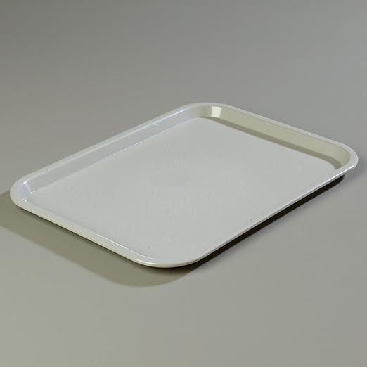 Carlisle FoodService Products CT121623 Caf챕 Standard Cafeteria / Fast Food Tray, 12" x 16", Gray