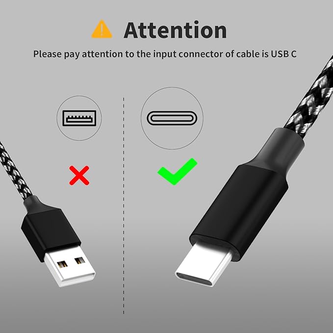IDISON USB C Multi Charging Cable [2Pack 4FT], 3 in 1 Charging Cable Nylon Braided USB-C Multiple Charger Cord with Type-C, Micro USB and IP Port for iPhone 16/15 Series/Cell Phones and More