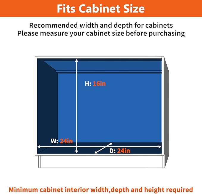 ROOMTEC Individual Pull Out Cabinet Organizer (22쩍"W x 21쩍"D), 2 Tier Spice Rack Organizer for Cabinet, Slide Out Drawer Pantry Shelf Organization and Storage for Kitchen Bathroom