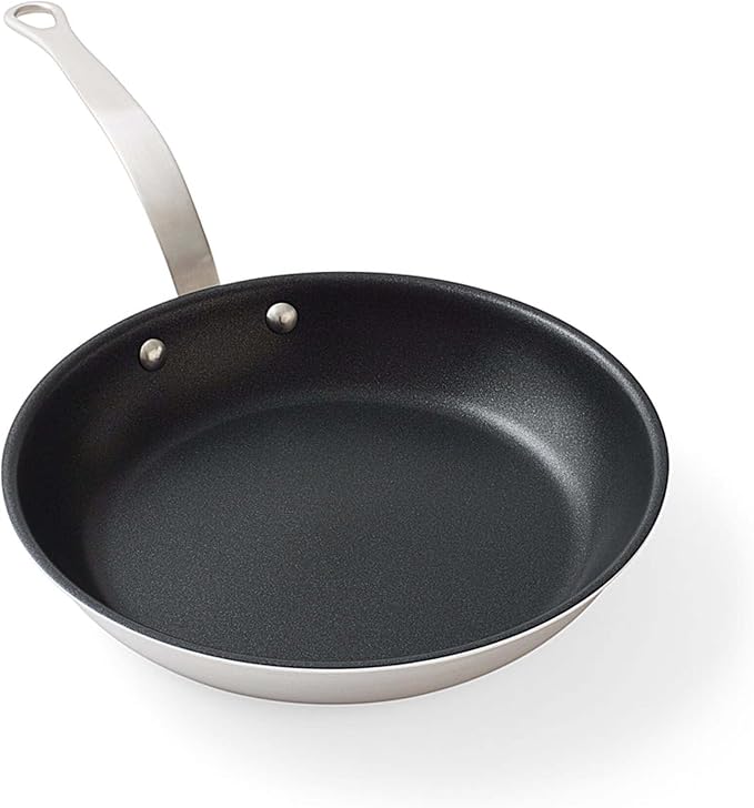 Sardel Daniel Boulud Kitchen - 10??Non Stick Pan - French Inspired Stainless Steel Frying Pan, Non Stick Skillet, Lightweight, Sturdy Heat Resistant Handle, Induction Compatible & Oven Safe