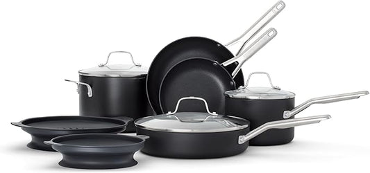 Calphalon짰 Hard-Anodized Nonstick 10-Piece Cookware Set