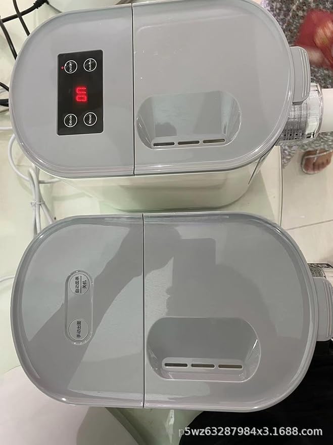 Generic Fully automatic multifunctional household noodle press and dumpling skin noodle machine, White, LD-102