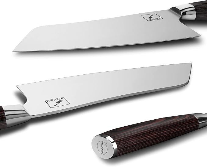 imarku Kitchen Knife, 7 Inch Ultra Sharp Butcher Knife - Japanese SUS440A Stainless Steel Meat Cleaver with Ergonomic Handle, Meat Knife for Home, Kitchen, Restaurant - Christmas Gifts