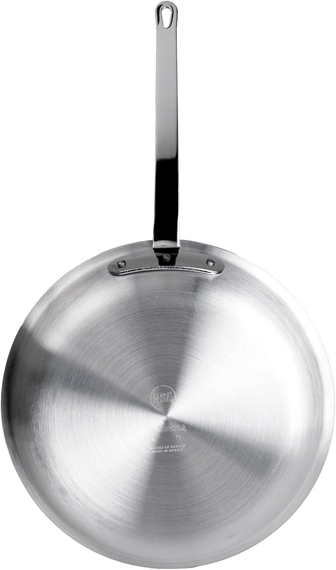 Vasconia Professional 12??Aluminum Fry Pan, Aluminum Skillet with NonStick & Fast-Cool Handle, NSF Certificate