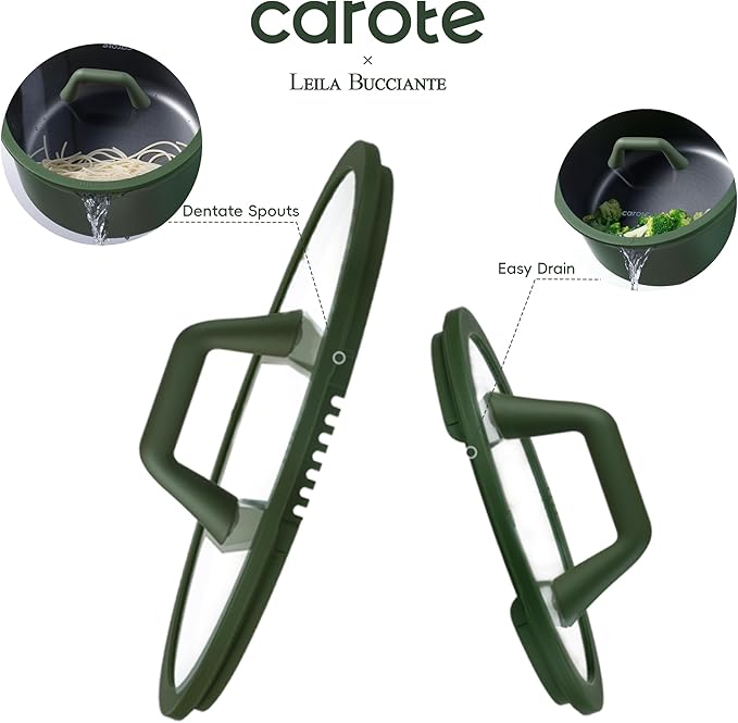 CAROTE 31PCS Pots and Pans Set, Nonstick Cookware Set Kitchen Non Stick Induction Cookware Non-toxic Granite Cooking set