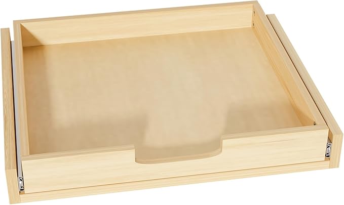 Pullout Cabinet Organizer, 32''W횞21''D횞3''H Slide Out Shelves for Kitchen Cabinets, Pull out Drawers for Kitchen Cabinets, Pantry, Bathroom, & Storage Organization